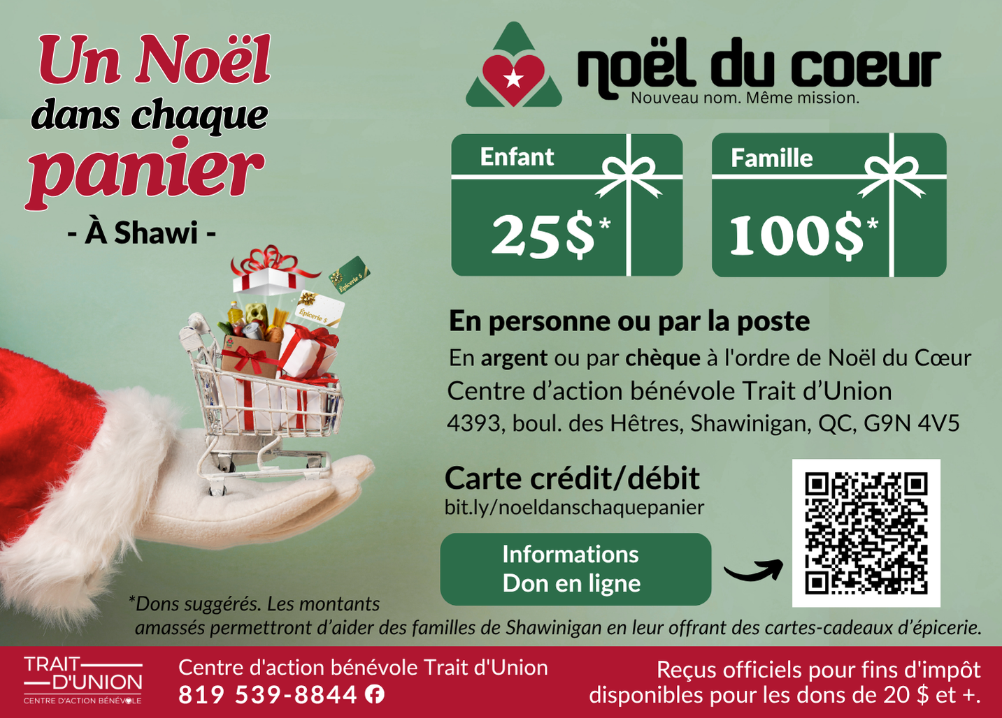 Campagne Un Noël dans chaque panier