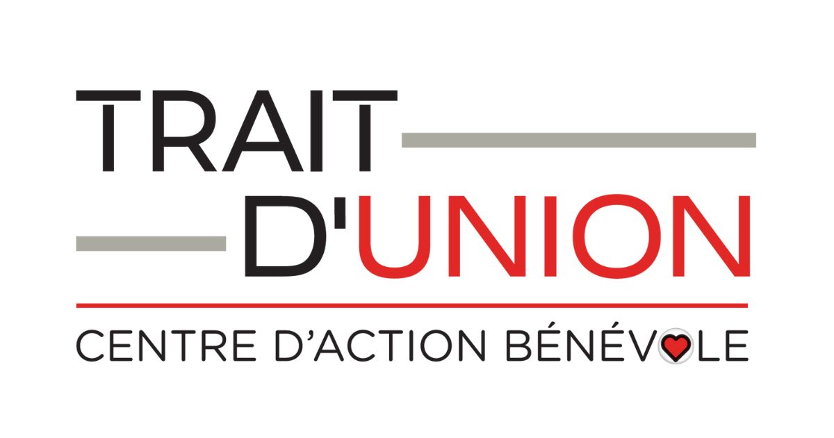 Le centre d'action bénévole Trait d'Union logo